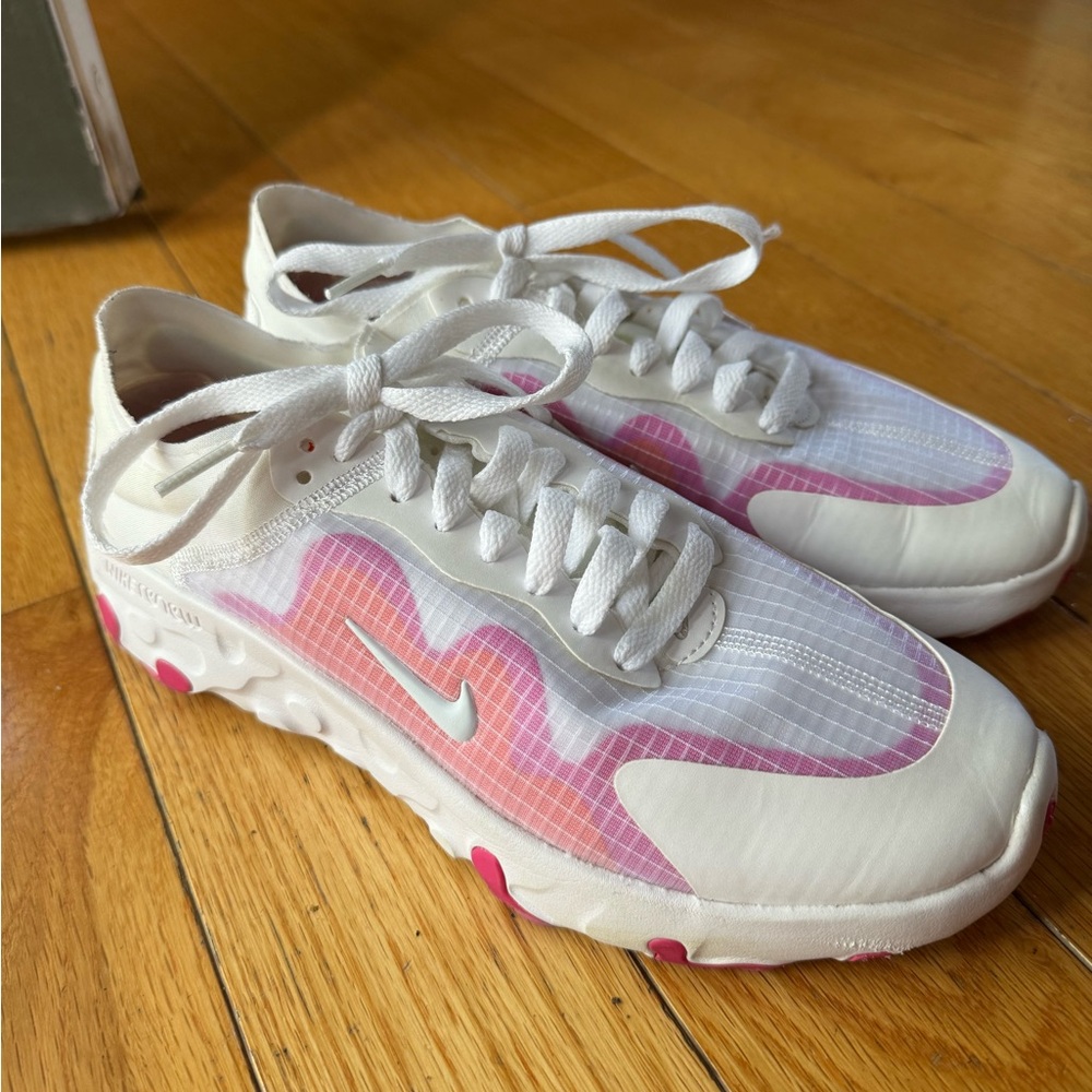 NIKE RENEW LUCENT WOMENS RUNNING TRAINING GYM SHOES WHITE TEAM ORANGE BQ4152 103